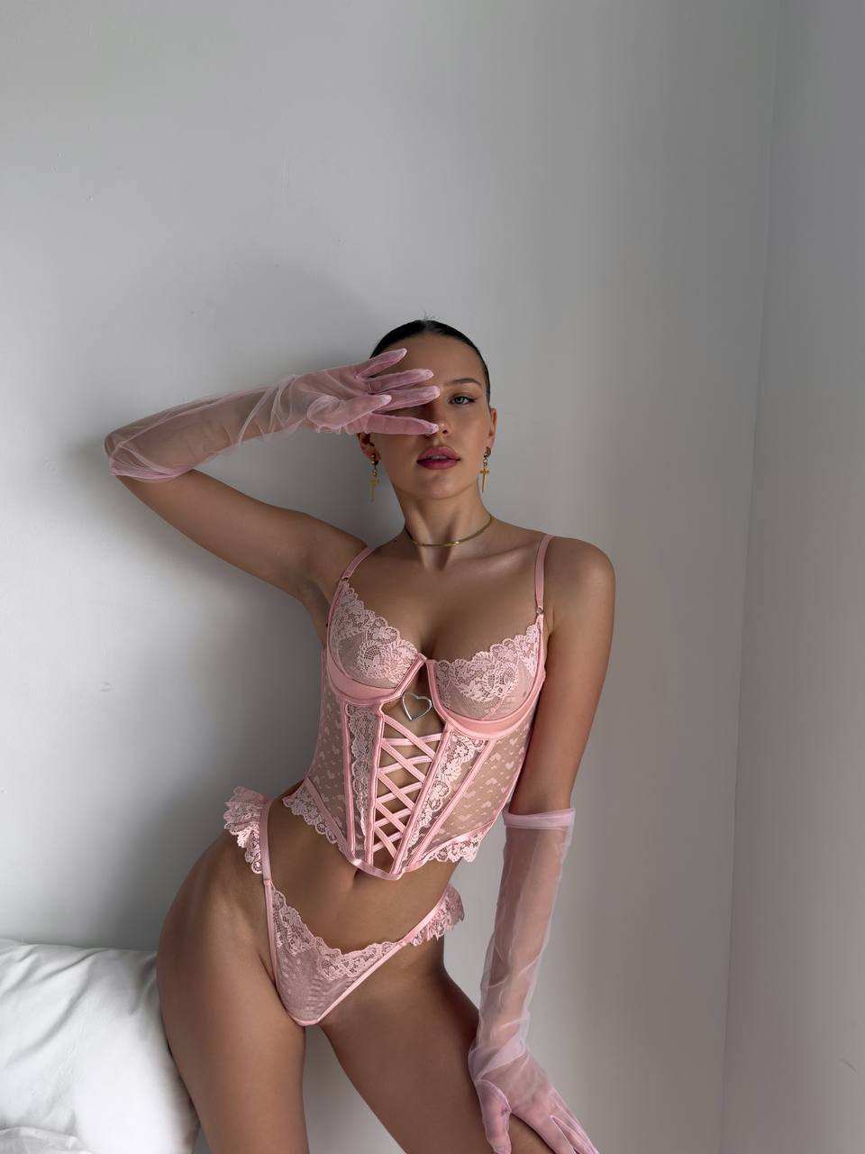 Sweetheart — Corset cu Detaliu Inimoară